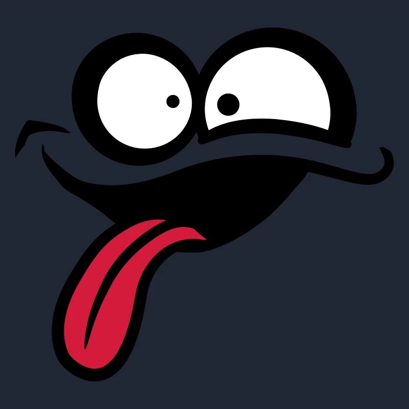 Crazy comic face