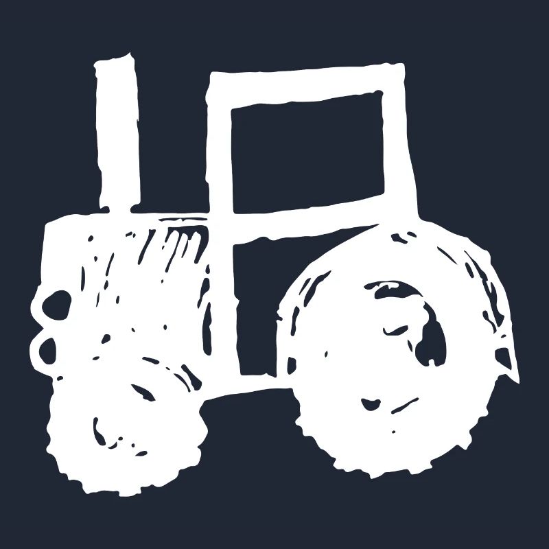 Tractor scribbled gift idea farmer