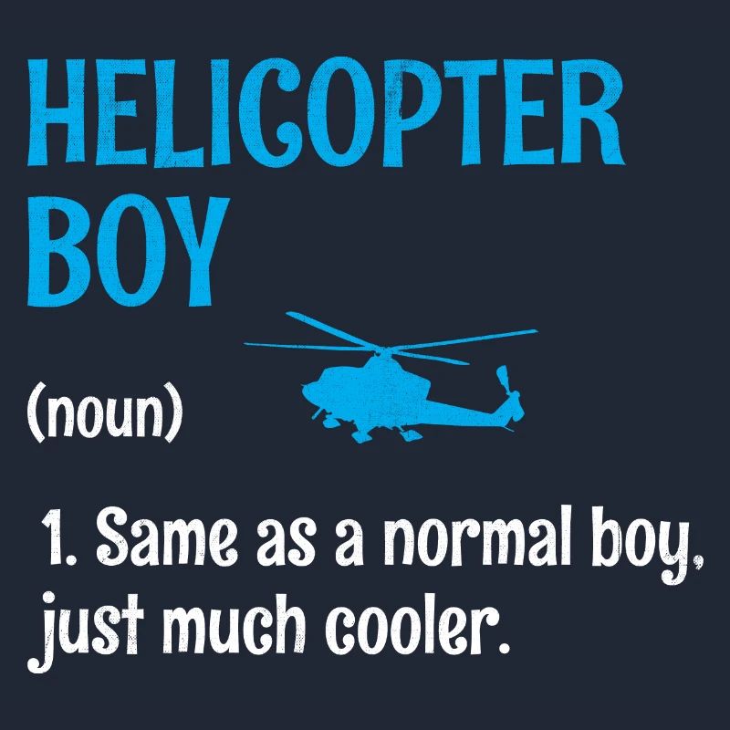 Helicopter Boy Same As A Normal Boy Just Much Cool