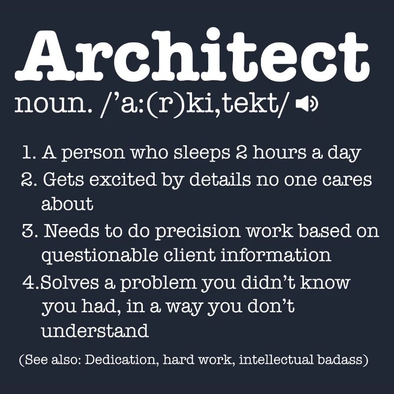 Architect Architecture Builder Engineer Gift