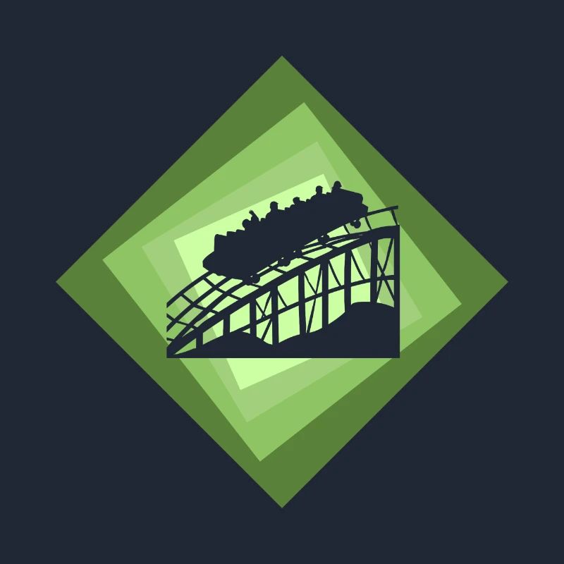 Roller coaster marquee rollercoaster