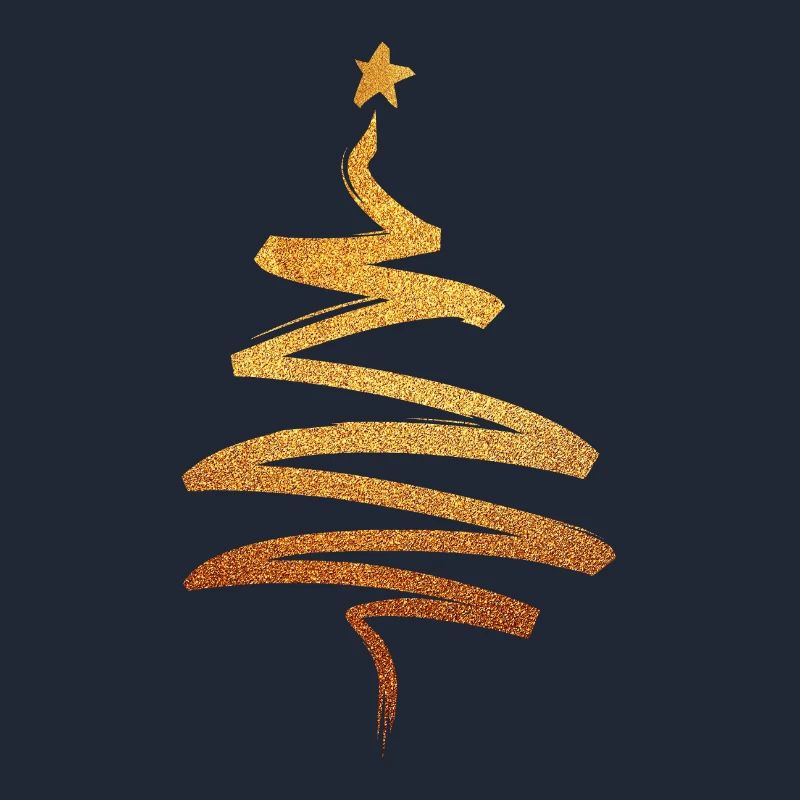 Weihnachtsbaum - Gold Geschenk Geschenkidee