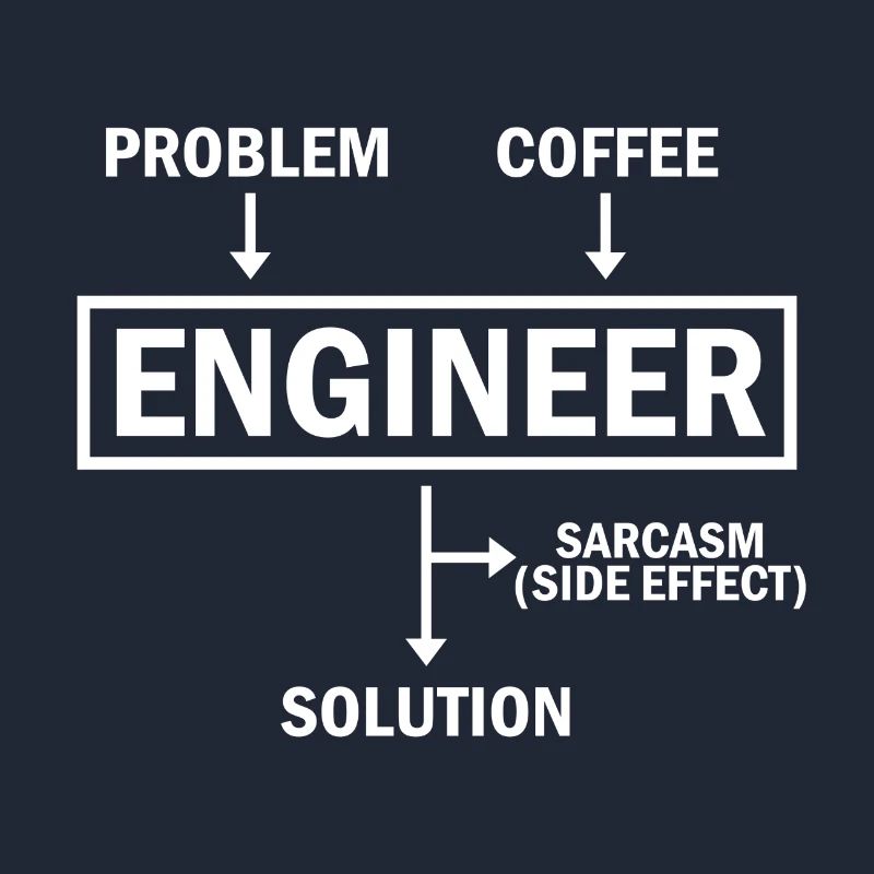 Problem Engineer Coffee Solution Sarcasm