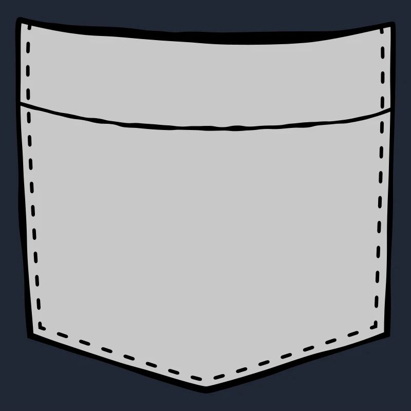 Conception de poche de poitrine vide