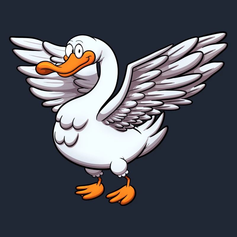 Ailes déployées d’oie