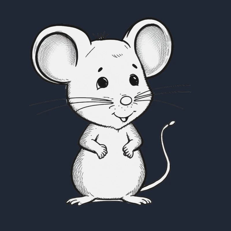 Tiny Mouse - Cute and Curious