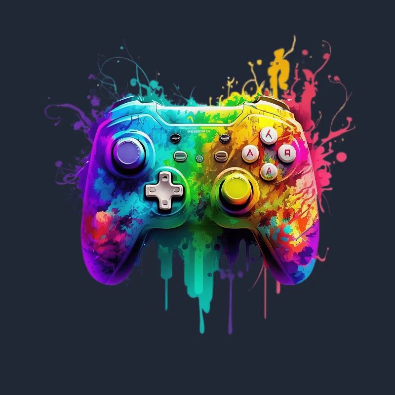 Neon Gaming Controller / Kontroller