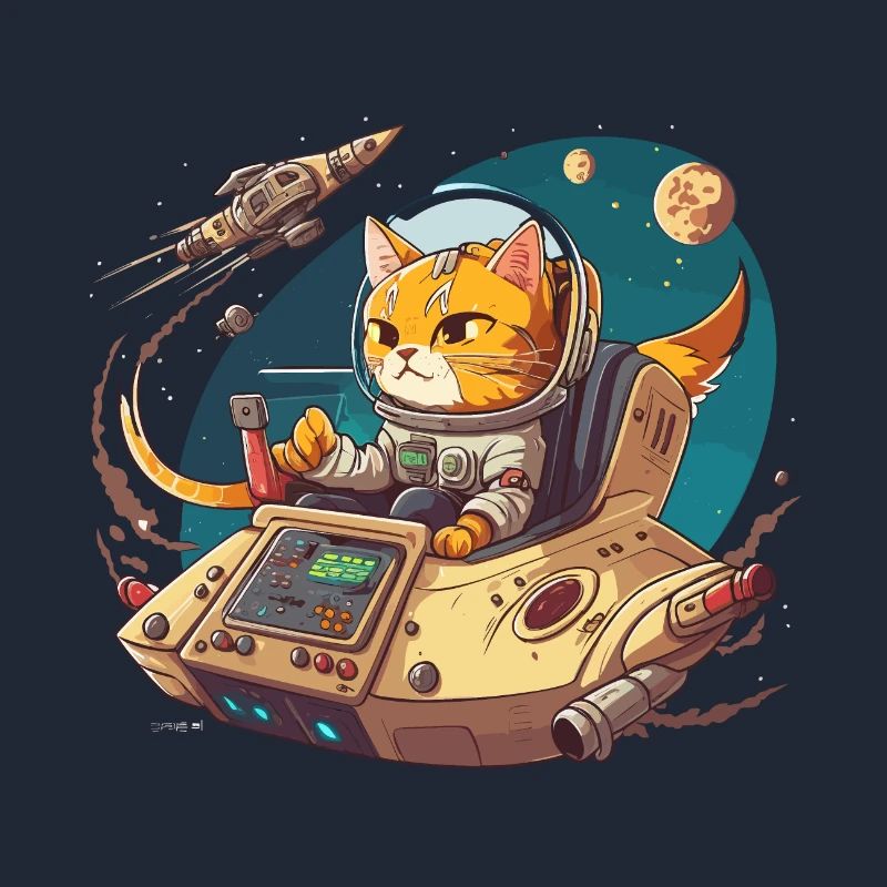 Capitaine de chat de l’espace