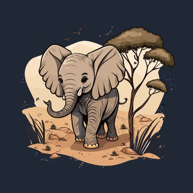 Géant de la savane