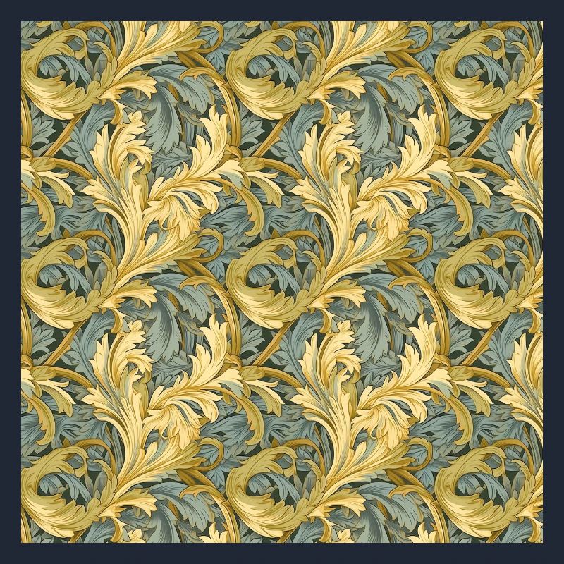 Leaves Seamless Pattern Leaf Foliage Nature Print