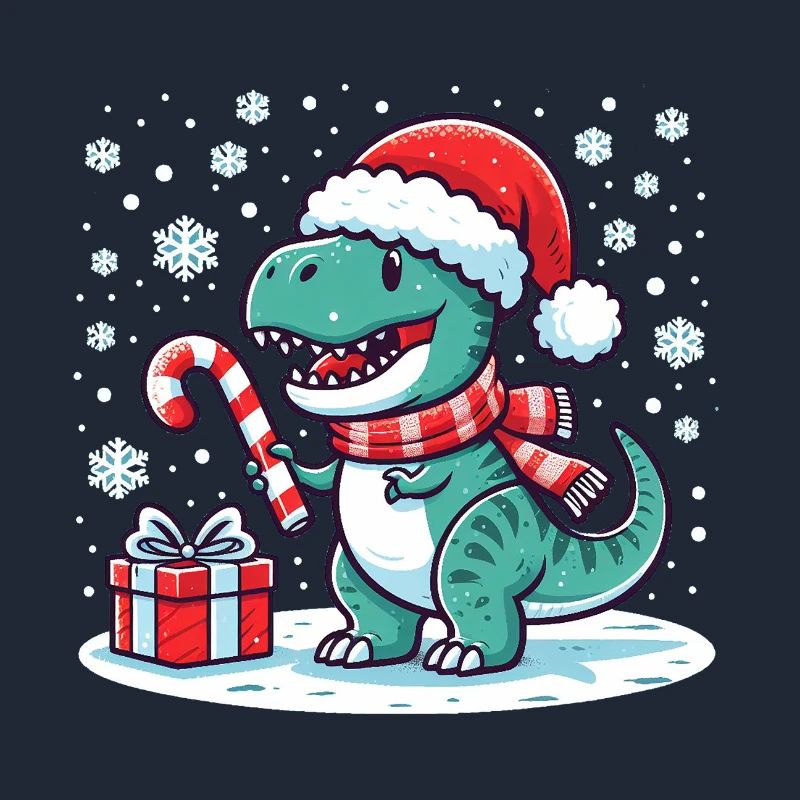 T-Rex de Noël