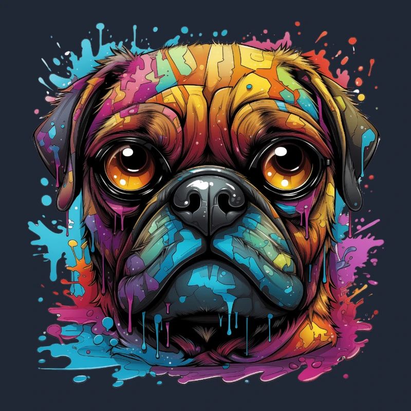 Carlin de différentes couleurs