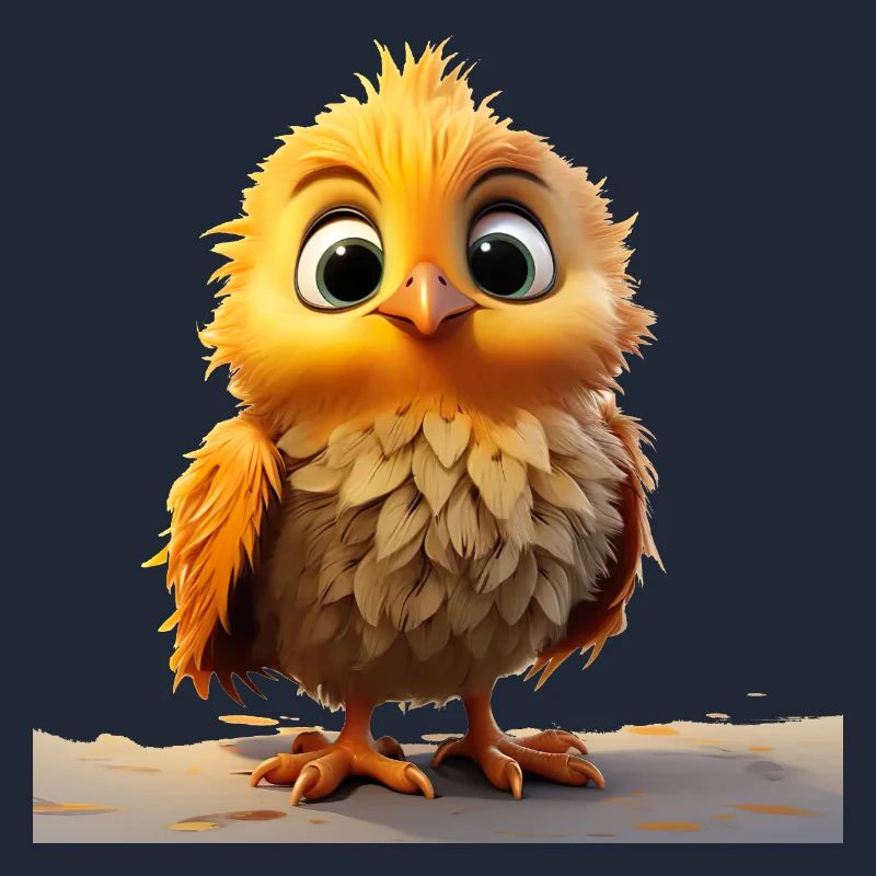 Petit poussin drôle
