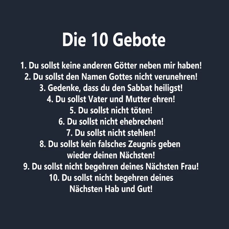 10 commandements