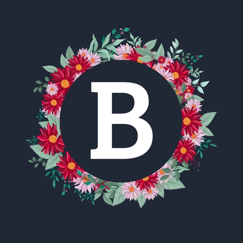Buchstabe b Blumenkrone