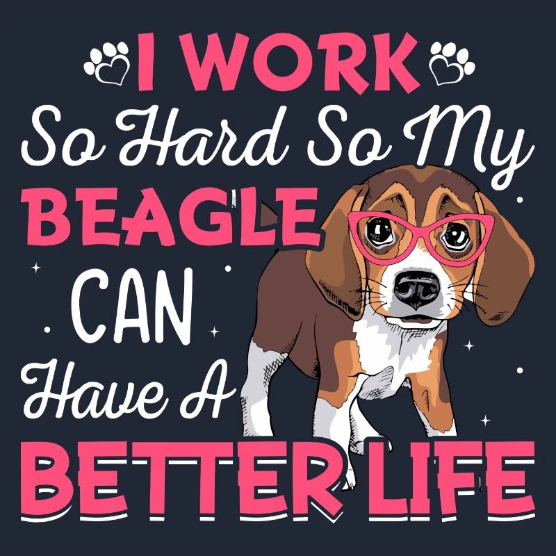 Work so hard for my beagle funny