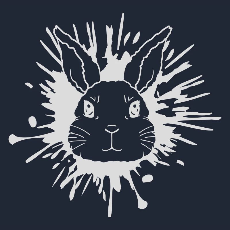 Spritzer Tropfen Hase Farbklecks