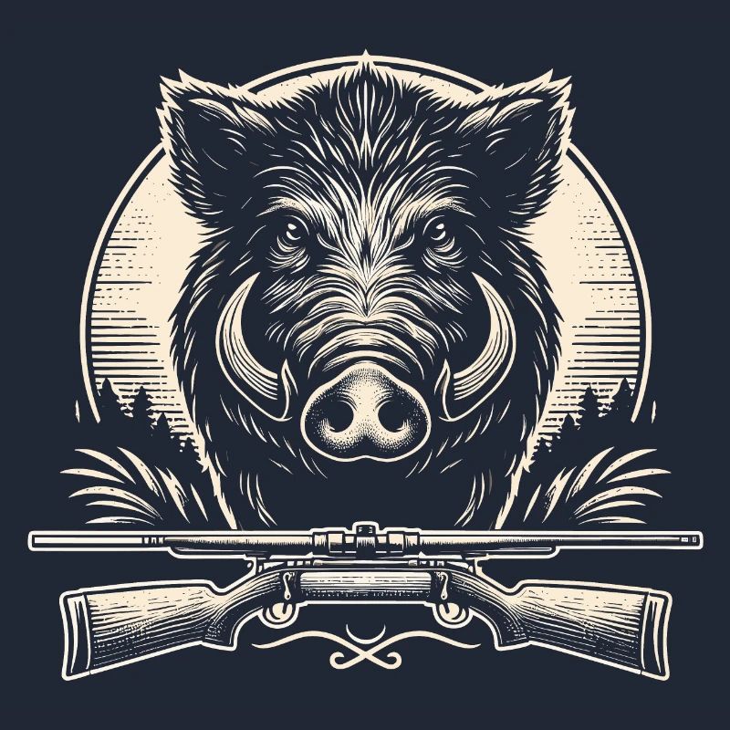 Sanglier chasseur