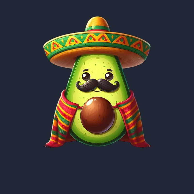 Cinco de Mayo Avocado Schnurrbart