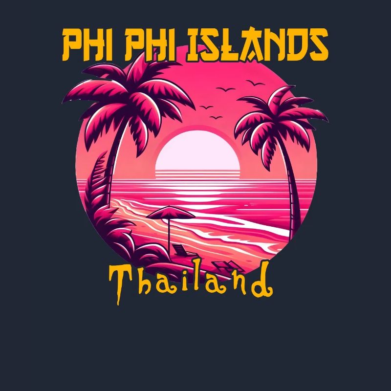 Coucher de soleil sur les îles Phi Phi