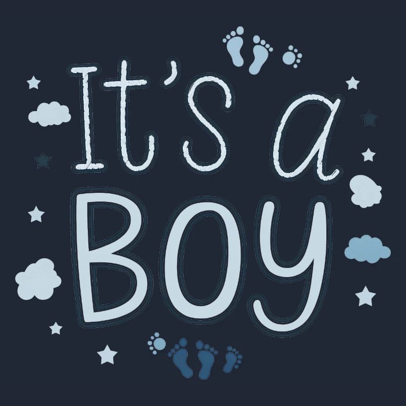 It's a Boy - Design Naissance Mignon