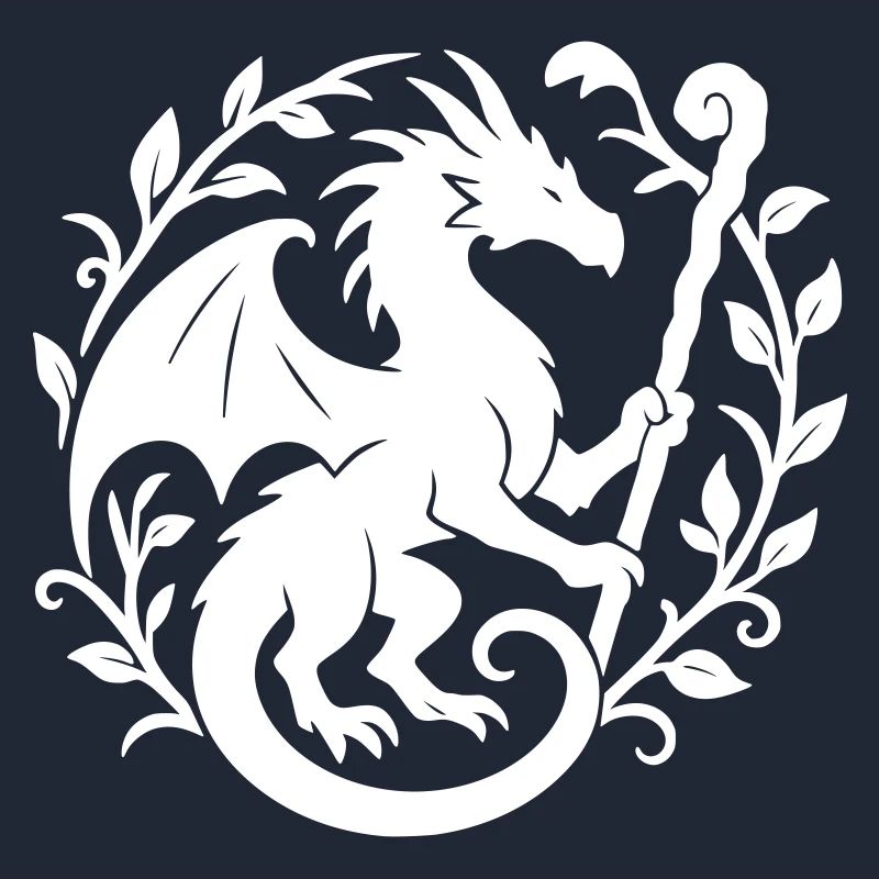 Druide Dragon (blanc)