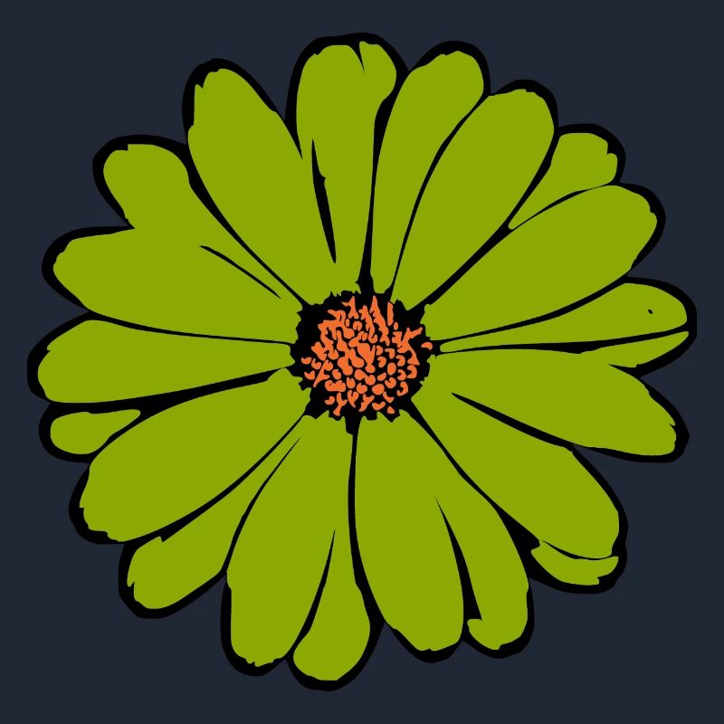 Fleur verte, fleur verte, fleurs vertes, jour de la Saint-Patrick