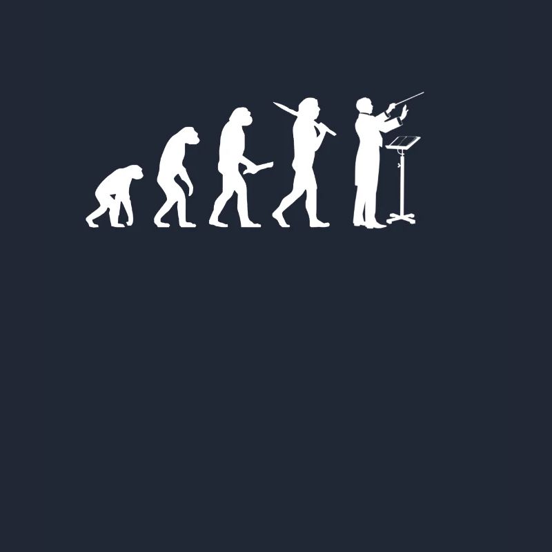 Evolution gift idea clock conductor ensemble