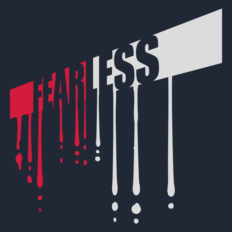 fearless Text Zitat Design