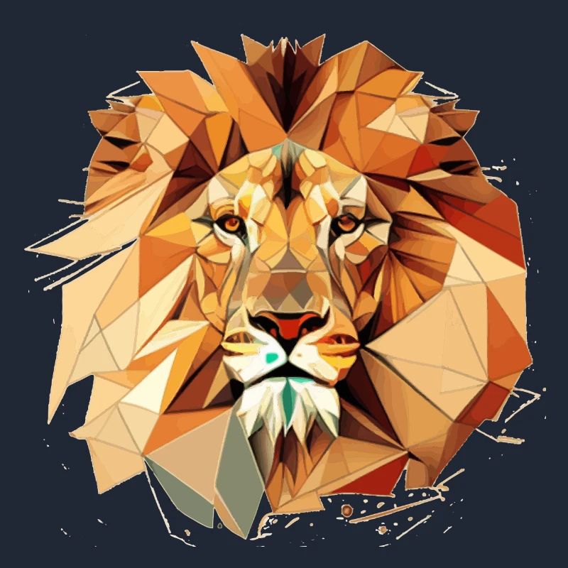 Vector Lion's Head Gift