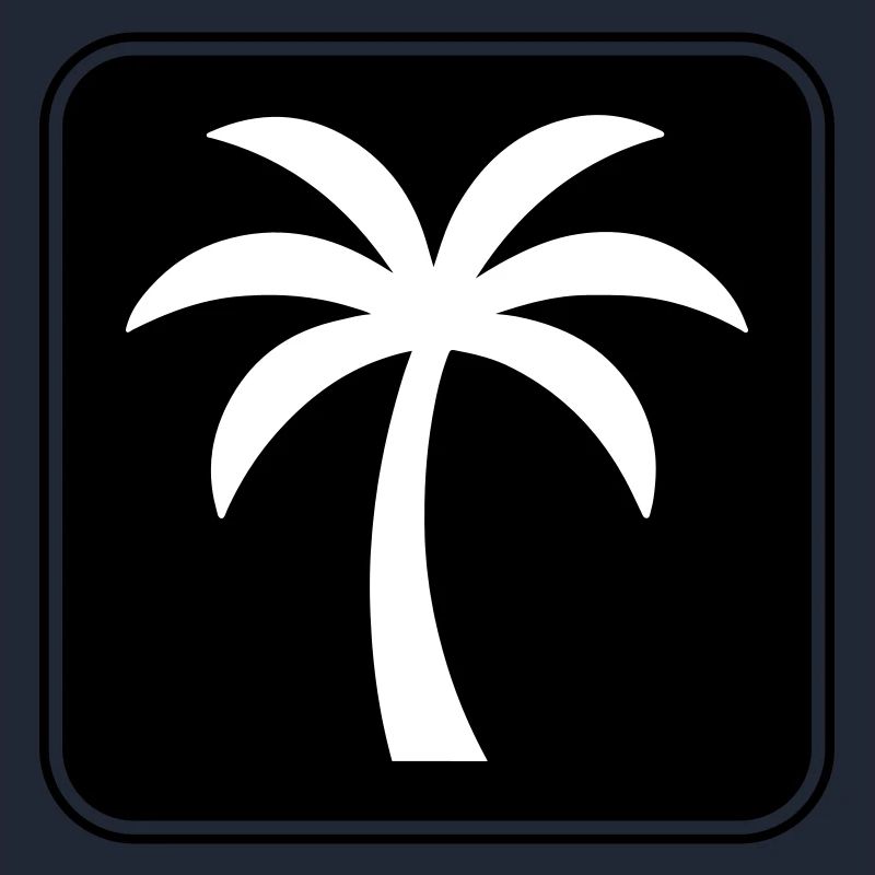 Palm Tree Icon Summer
