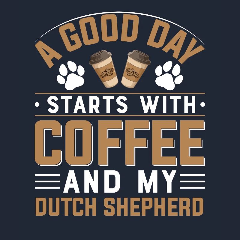 Dutch Shepherd Coffee Drinking Caffeine