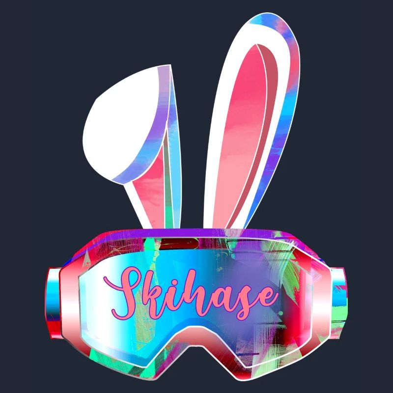 Ski ,pink,skiing,ski,rabbit,rabbit with goggles