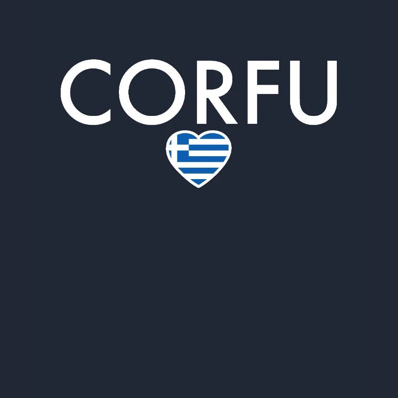 Corfou Grèce Drapeau grec Grec