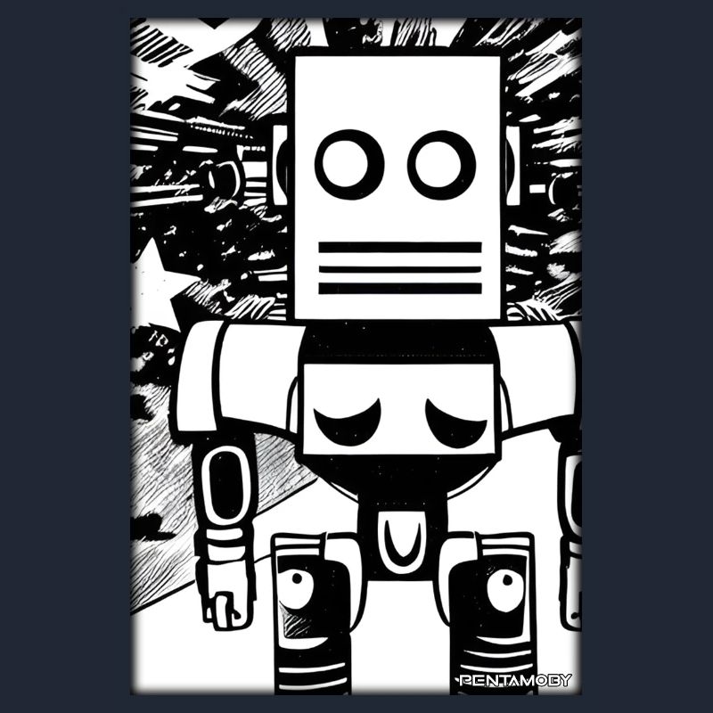Robot Comic Future Cyborg Machine Technology