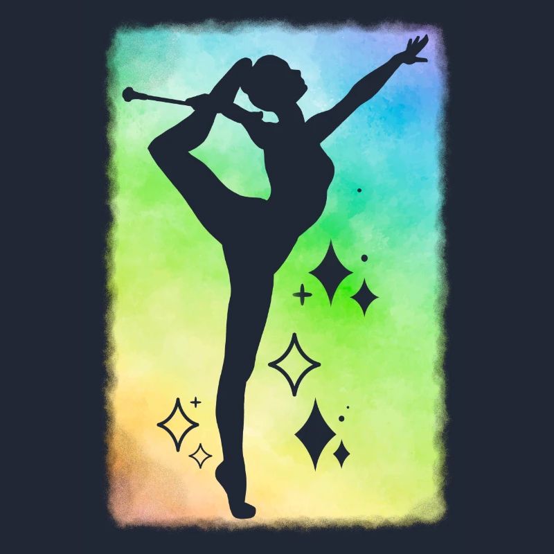 Twirleuse raindow background