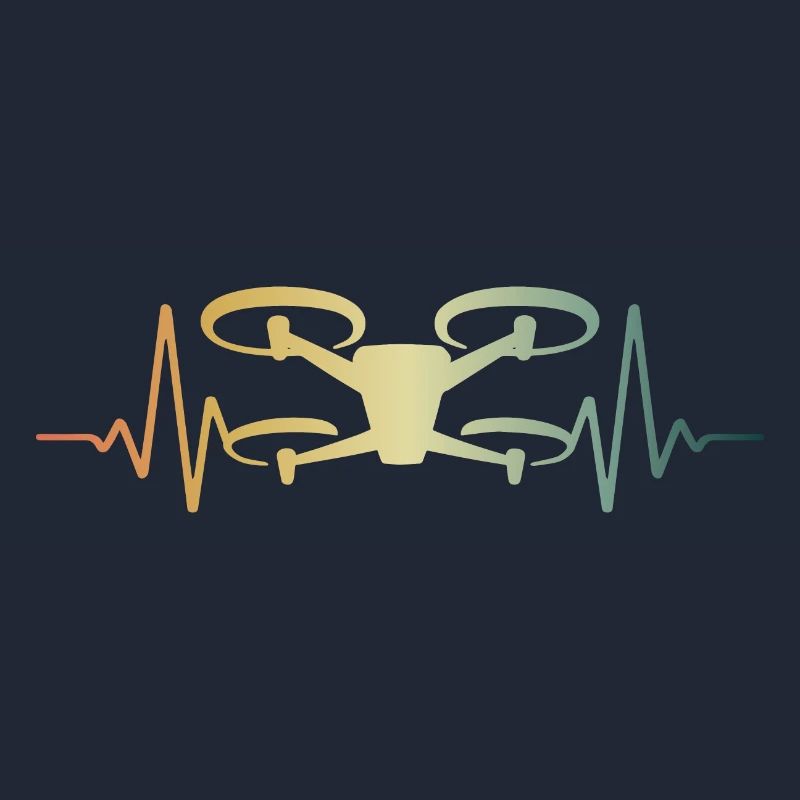 Heartbeat Drone Drones ECG Pulse