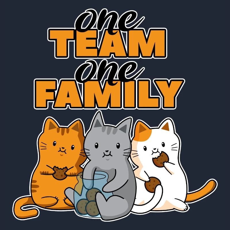 team family cat biscuits baking work colleagues