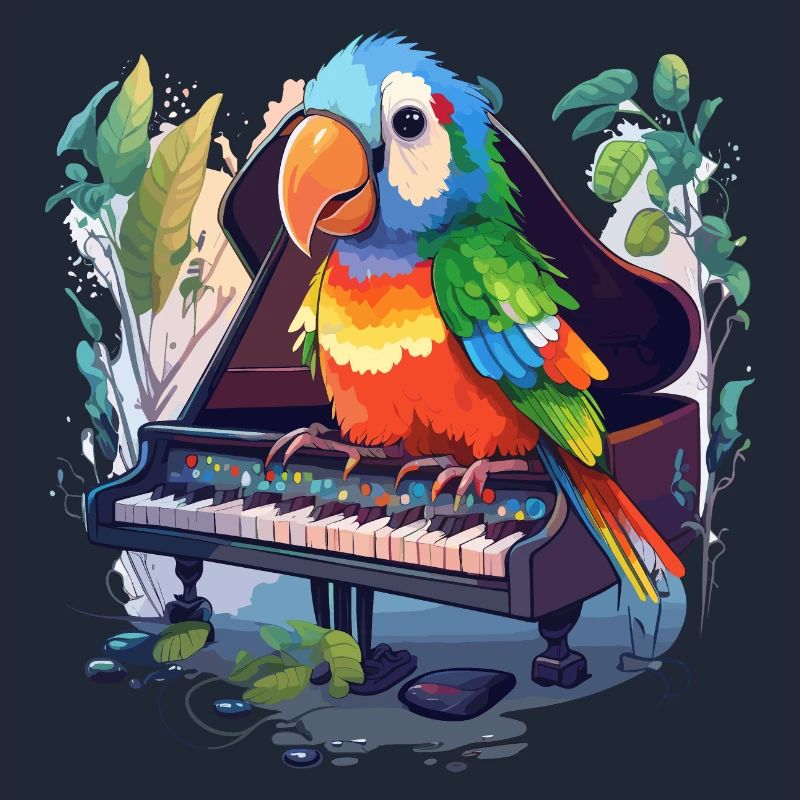 Perroquet Pianiste
