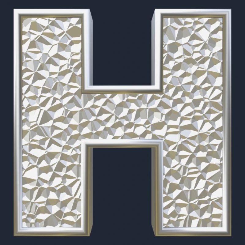 H, letter, letter H, initial, initial H, monogram,