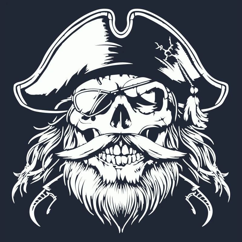 crâne de pirate