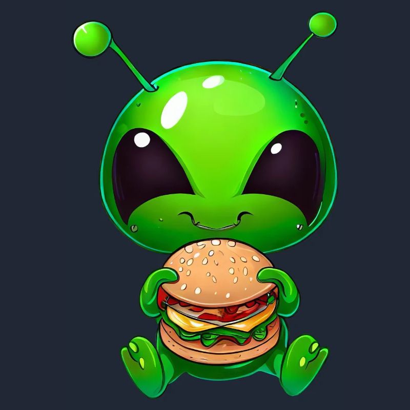 Hungry Alien: Dévoreur de cheeseburger