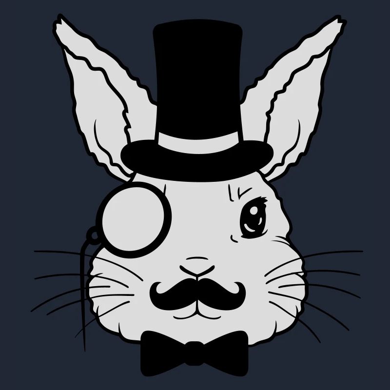 Sir Rabbit Monocle Cylinder