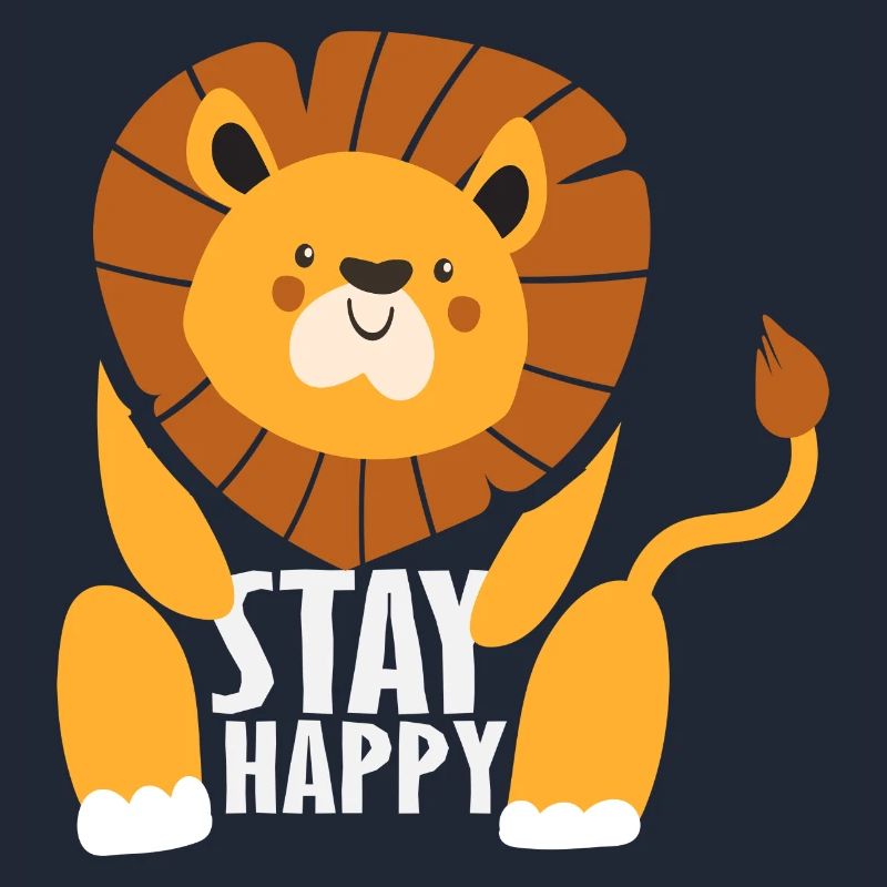 Reste heureux Lion