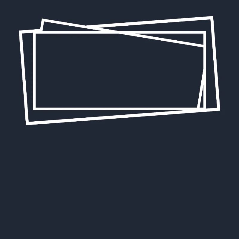 White Square Lines Strokes Frames