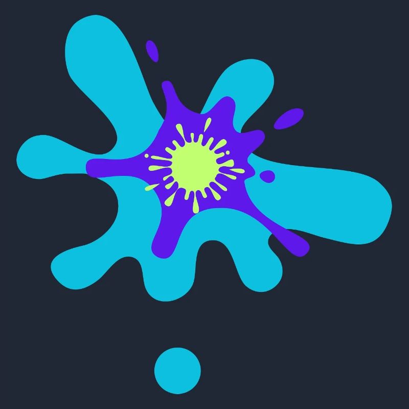 Abstract Color Strike Pattern