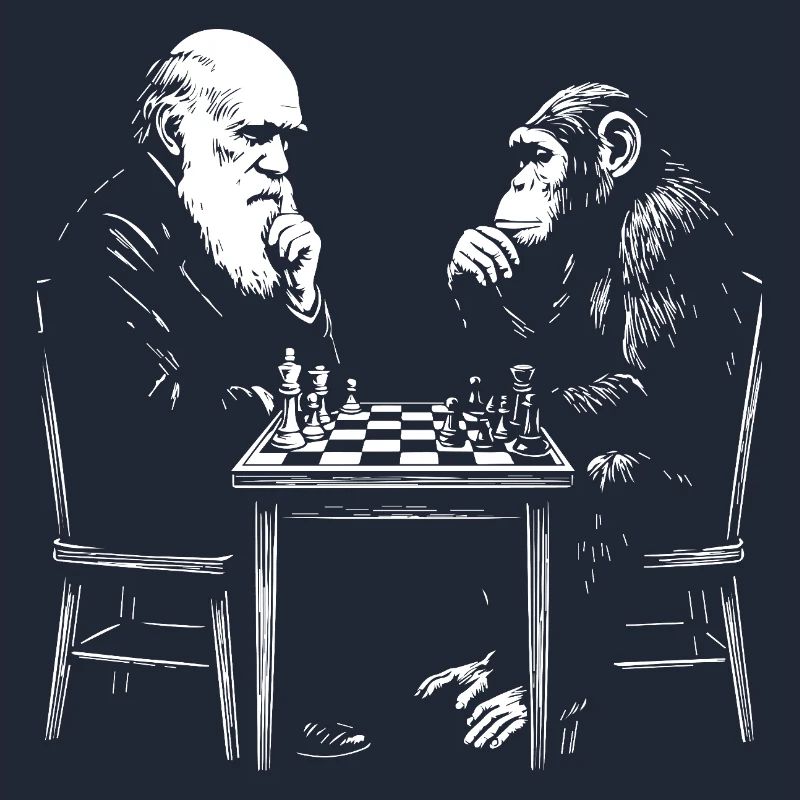 Darwin joue aux échecs avec un singe - Jeu d’évolution