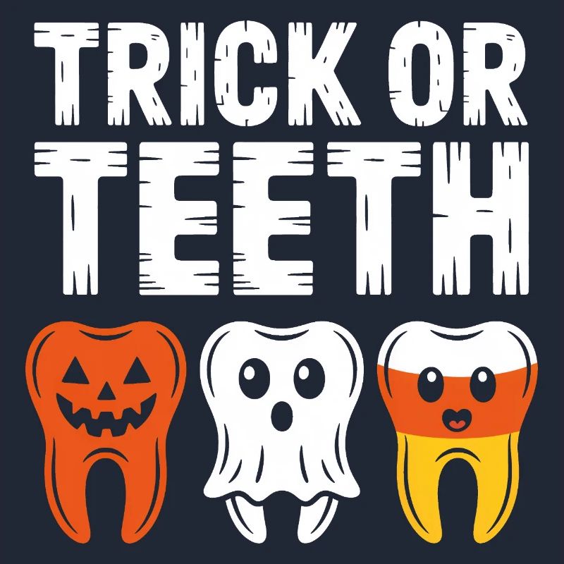 Trick oder Teeth Halloween-Trio