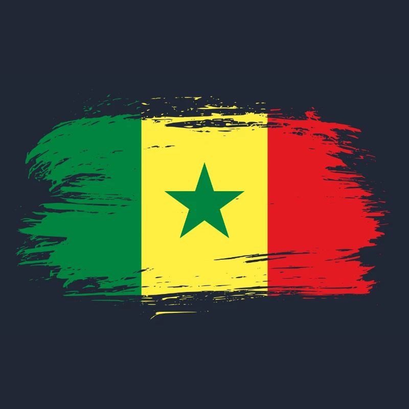 Drapeau drapeau sénégalais