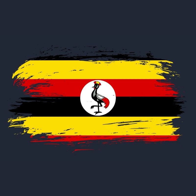 Drapeau drapeau de l'Ouganda
